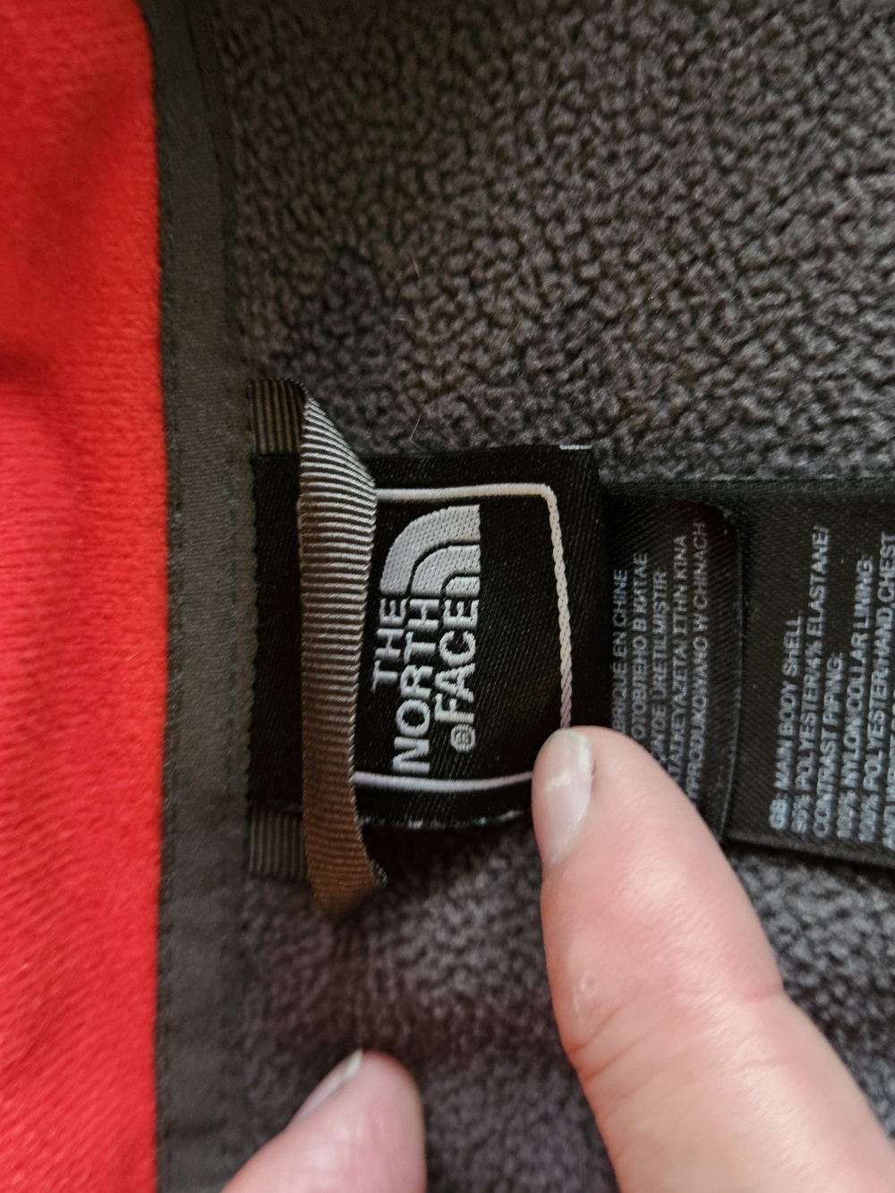 The North Face Men’s Red Fleece Jacket